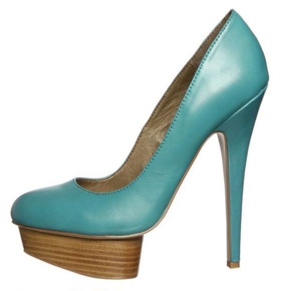 Fergie Olivia Wood Platform Heels - Picture 4 of 6